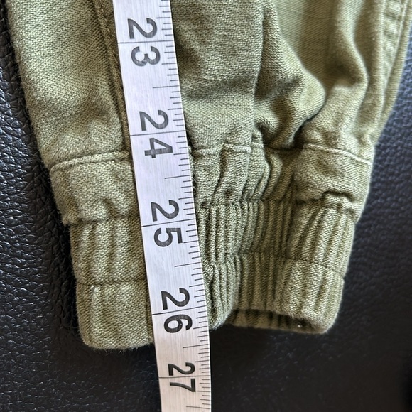 NLST FW15 Jogger Japanese Fabric Army Green Pant Pockets Slouchy Sz S - Picture 14 of 14